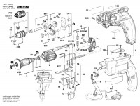 Bosch 0 601 135 560 Gbm 10 Re Drill 230 V / Eu Spare Parts